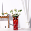 High Thickened Multi-Colored Glass Flower Vase for Home Decor