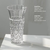  Modern Candle Glass Vase Tall Clear Classic Elegant Flower Glass Vase