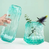  Ins Creative Silver-plated Gradient Glass Flower Vase