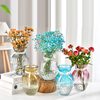 Gradient-colored glass vase