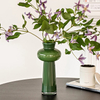 Pink And Green Tower-shaped Glass Vase