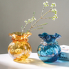 Glass Vase Simple Creative Water Raised Flowers Rose Tulip Home Decoration Living Room Tabletop Vase Decoration