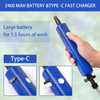 Portable Battery Powered Watering Wand Rechargeable Plant Spray Mister with Telescopic Wand