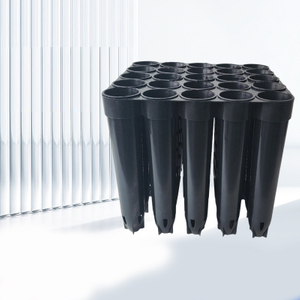 Root-supporting Breathable Seedling Container Hydroponic Silicone Basket Germination Plant Growth Net Pot Cup for Garden Nursery