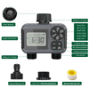 New Smart Irrigation Timer, Dual Outlet Water Valve, Automatic Garden Watering Controller for Outdoor Yard