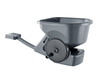 Hand-Held Seed Spreader Crank Design Broadcast Grass Seed Fertilizer Spreader ﻿