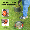 Nut Gatherer, Pecan Picker Upper - Side Opening Dump, Nut Picker Upper Roller