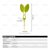 ABS Mini Leaf Shears Gardening Shears