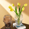 French Antique ELegant Glass Vase