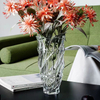 Wedding Decoration Striped Tall Clear Glass Vase