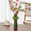 Pink And Green Tower-shaped Glass Vase