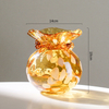 Glass Vase Simple Creative Water Raised Flowers Rose Tulip Home Decoration Living Room Tabletop Vase Decoration