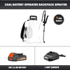 3Gallon Lawn Garden Sprayer Compatible Backpack Pump Sprayer with 20V Battery for Spraying Plants Watering Weeds Cleaning