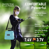 7.4V Powerful Electric Battery Sprayer Weed Yard Lawn Sprayers with 5 Mist Nozzles & Retractable Wand