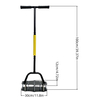 Self-Cleaning Design Grass Yard & Garden Aeration Tool Manual Lawn Aerator