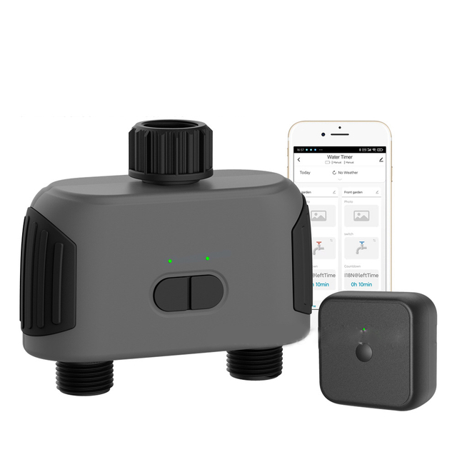 New Smart Irrigation Timer, Bluetooth WiFi APP Control, Automatic Remote Watering System for Garden Lawn