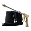 Flexible Durable Kink Free Non Expanding Black Pvc Garden Hose Flat Hose