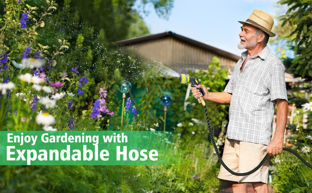 Lightweight Super Durable No-Kink Flexible Expandable Garden Hose