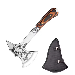 Outdoor Tactical Hunting Wood Handle Axe Tool