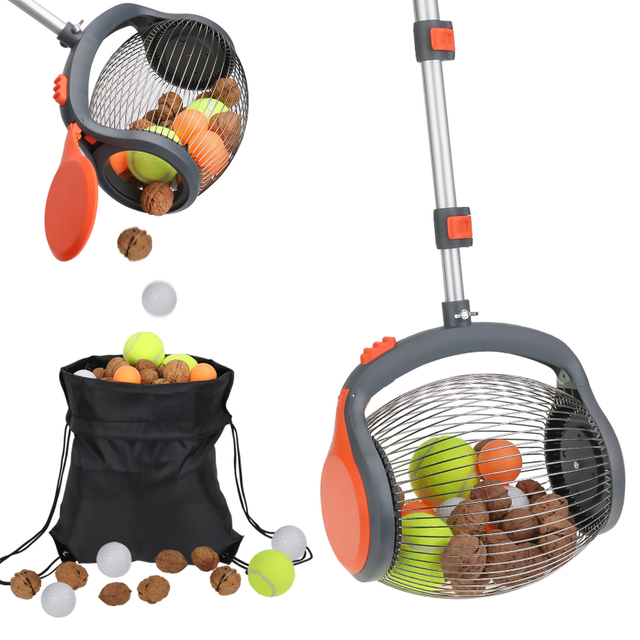 Acorn Picker Upper Pecan Picker Upper - Side Opening Dump Nut Gatherer Apply to Acorns Pecans Buckeyes Hickory Nuts