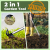 2 in 1 Hand Weed Rake and Garden Hoe Weed Puller Tool for Gardening