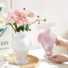 INS Style French-style Vase Color Small Glass Vase Mini Flower Table Decoration Vase