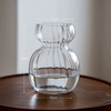 Living Room Flower Arrangement Home Water-grown Flowers Simple Transparent Glass Vase
