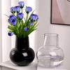 Black Vintage Retro French Small Flower Vase