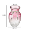 Gradient-colored glass vase