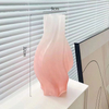 Small Cyclone Imitated Porcelain Glass Vase Frosted New Net Red Flower Hydroponic Rose Table Flower Vase