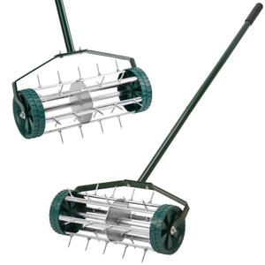 18-Inch Spike Rolling Lawn Aerator for Grass