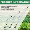 Carbon Steel Push-Pull Weeding Tool Triangle Garden Hoe