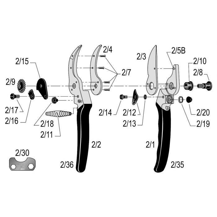 Felco 2 parts