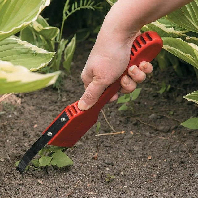 Ergonomic Root Remover with Stainless Steel Loop Garden Bandit Hand Loop Weeder Tool