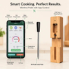 Hantechn Cross-border Waterproof Meat Thermometer App-enabled Smart Bluetooth Wireless Kitchen Temperature Probe for Ovens