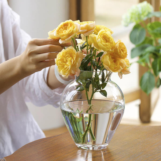 Clear Glass Vase