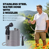 Heavy Duty 3/8" Flexible Stainless Steel Water Irrigation Garden Hose