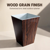 Rust-resistant garden planters