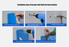 Automatic Retractable Wall-mounted Hose Reel for Home Gardens