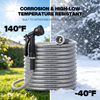 Heavy Duty 3/8" Flexible Stainless Steel Water Irrigation Garden Hose