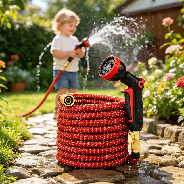  100 ft Expandable Garden Hose and Expanding Hose