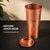 Heavy Duty Galvanized Zinc Steel Tall Planters Hammered Ribbed Powder Coated Flower Pots for Home Garden