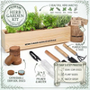 5 Garden Starter Kit with Complete Planting & Plastic Flower Box for Home Kitchen Windowsill DIY Hydroponic Indoor Herb Grow Kit