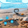 Beach fishing bait collector
