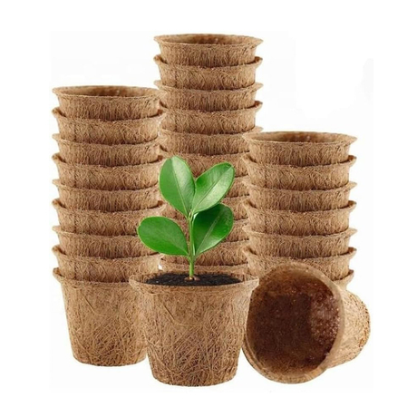Coconut Coir Biodegradable Pots