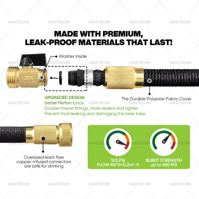 American Standard High Quality Expandable Telescopic Garden Hose