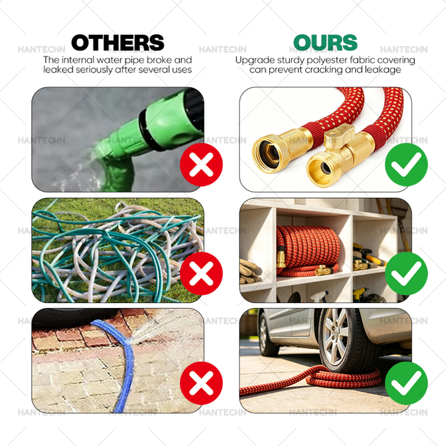  100 ft Expandable Garden Hose and Expanding Hose