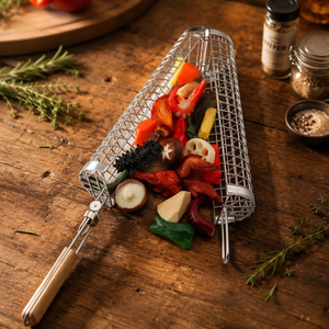 Stainless Steel BBQ Grill Basket