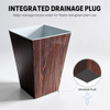 Decorative metal plant pots