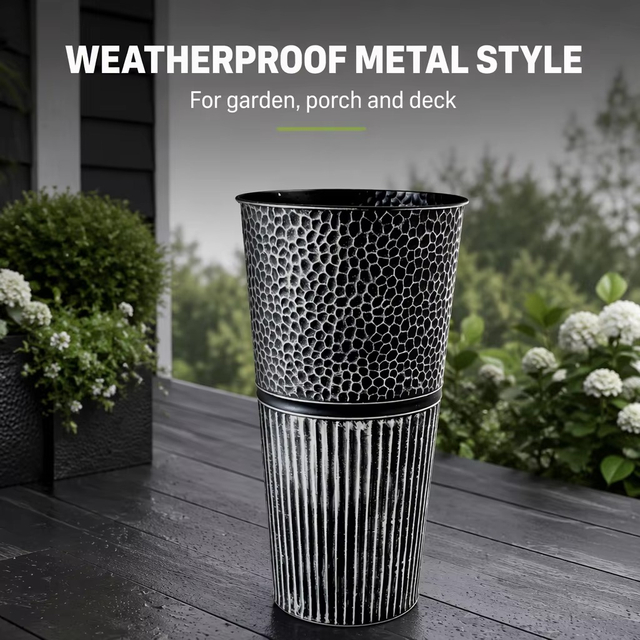 Galvanized Metal Planter